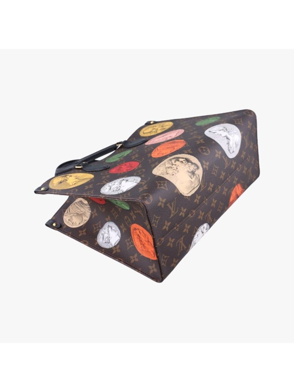 ★SOLD★ Louis Vuitton Fornasetti Collaboration On The Go MM Monogram Brown - Picture 5 of 15